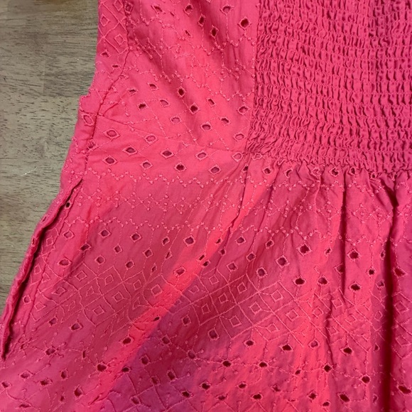 Old Navy Red Eyelet Mini Dress - Picture 9 of 10